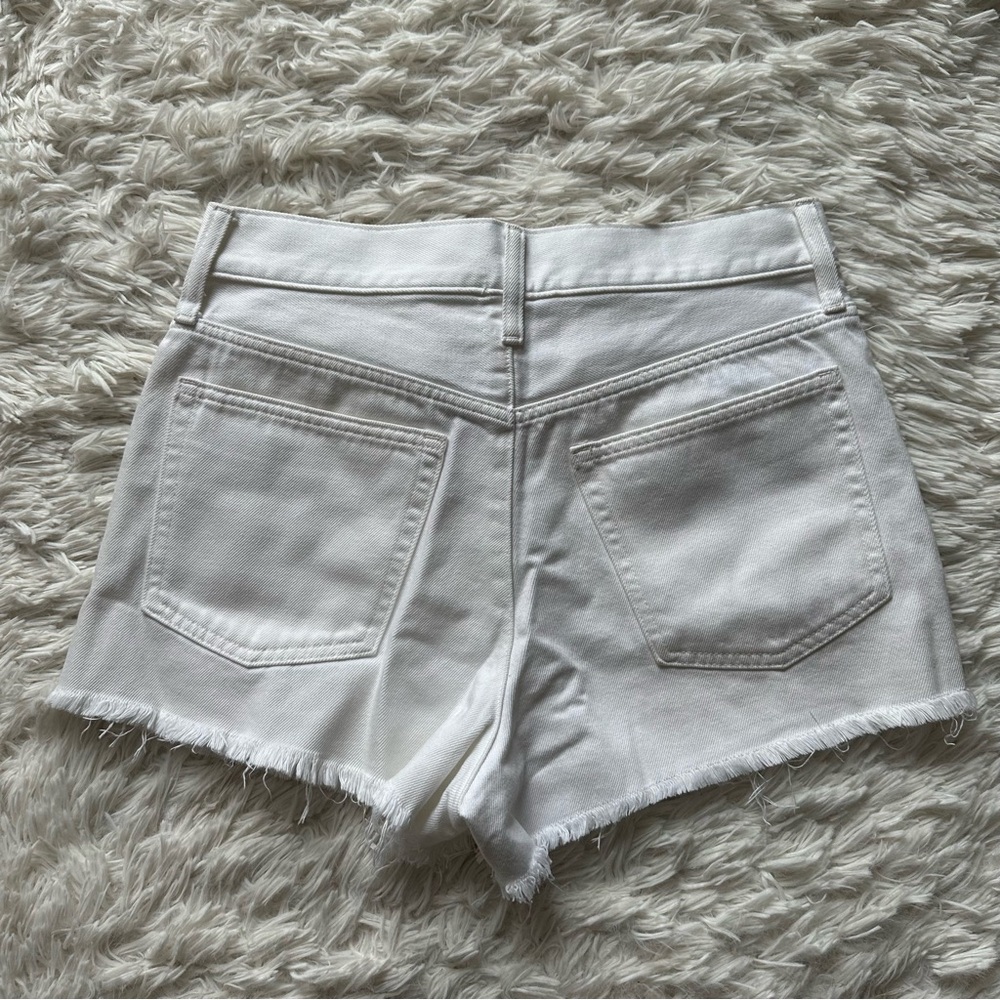 Jcrew Relaxed Denim Short White New With Tags Size 27 - Picture 11 of 12